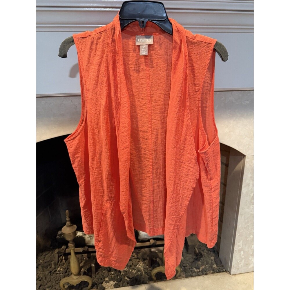 Chico’s Lightweight Coverup With Pockets Size 2 Or Large